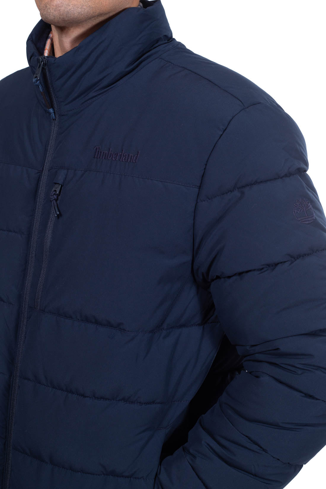 TIMBERLAND - Piumino uomo trapuntato con ricamo logo  - Taglia S