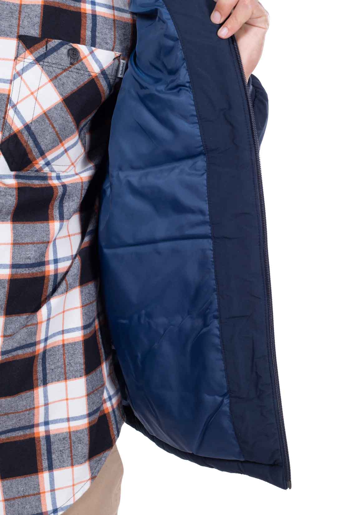 TIMBERLAND - Piumino uomo trapuntato con ricamo logo  - Taglia S