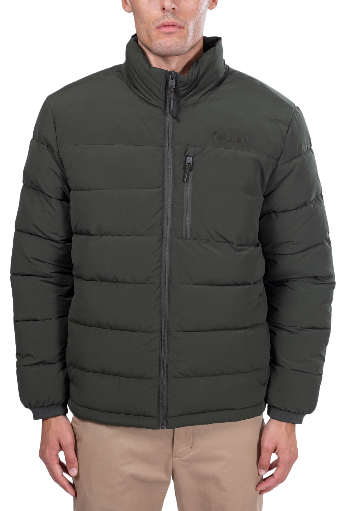 TIMBERLAND - Piumino uomo trapuntato con ricamo logo  - Taglia S