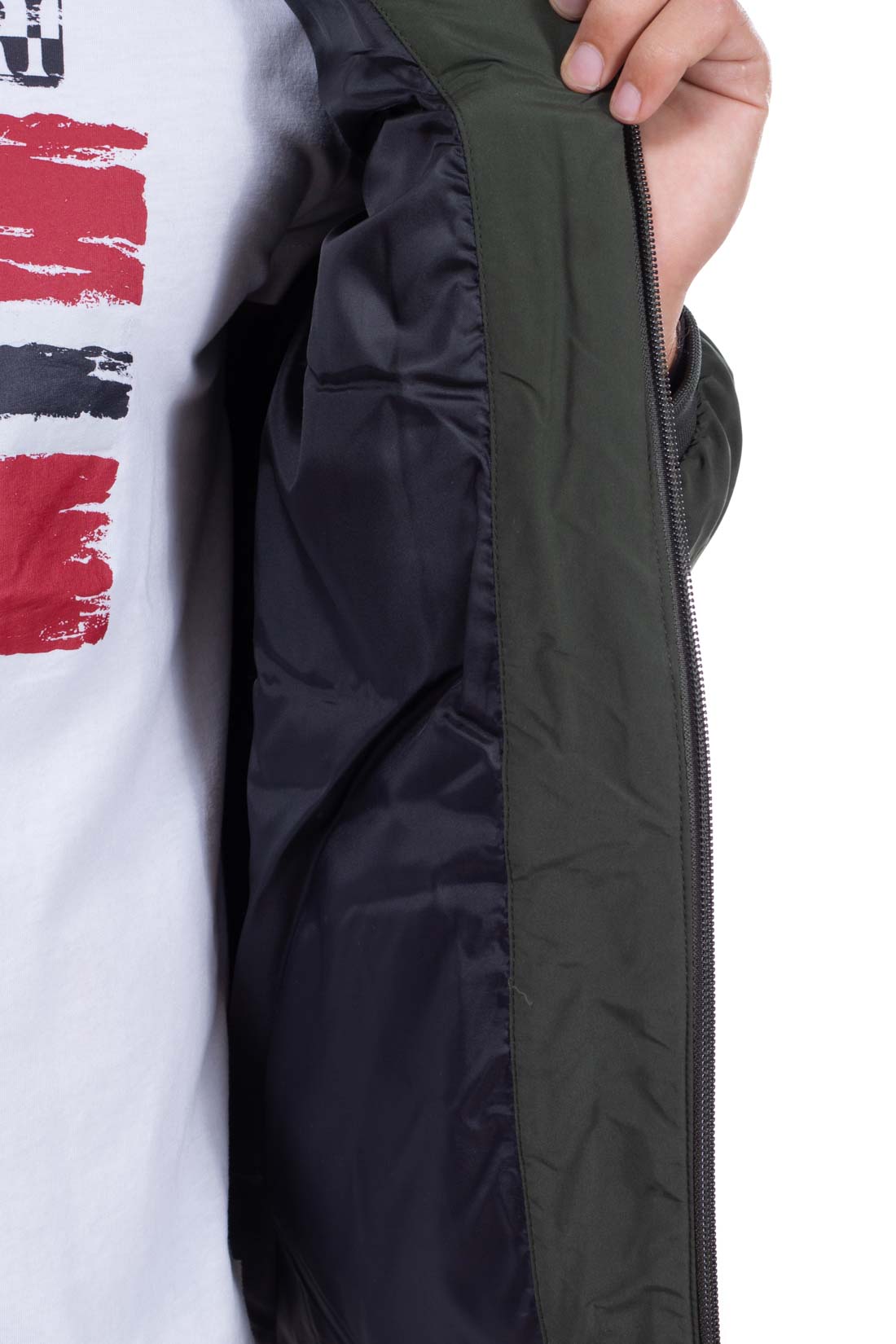 TIMBERLAND - Piumino uomo trapuntato con ricamo logo  - Taglia S