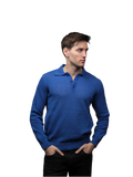 Polo Uomo Manica Lunga Lana Merino Filiera Corta