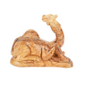 Hand-carved dromedary made of olive wood – Artful nativity figure from Bethlehem (11.5 cm)