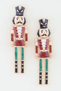 RADIO CITY Glitter Nutcracker Drop Earrings: BYMANYC ® New York