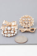 ROCKEFELLER CENTER Bejeweled Ribbon Earrings: BYMANYC ® New York