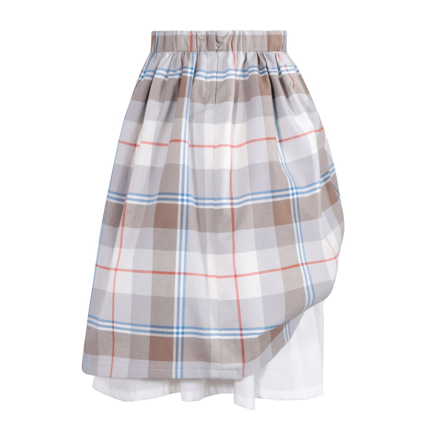 The Double-Layer Skirt — Morgado Plaid