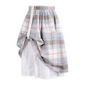 The Double-Layer Skirt — Morgado Plaid