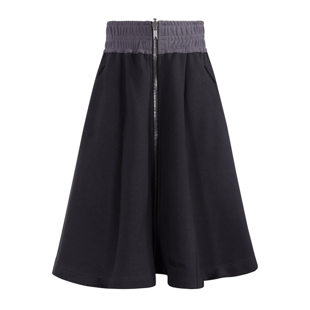 The Sweat Skirt — Lamp Black Cotonea