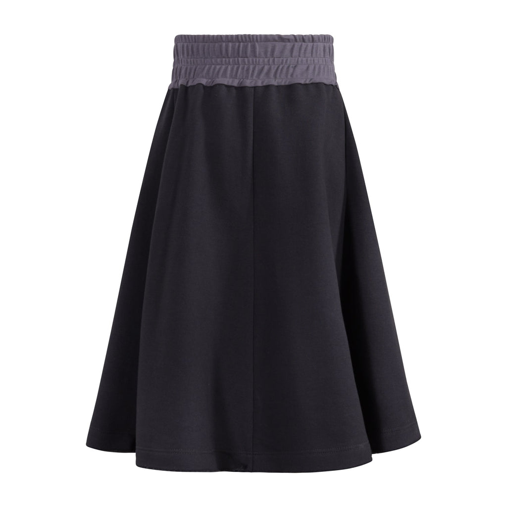 The Sweat Skirt — Lamp Black Cotonea