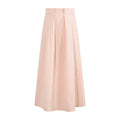 The Maxi Pleat — Orange Hazelnut Seersucker