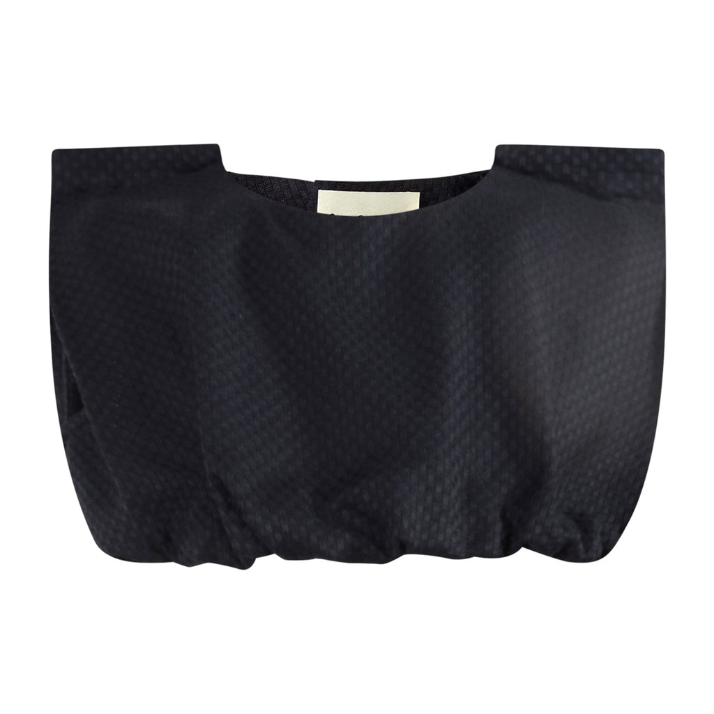 The Tiny Crop Top — Black Biostructure