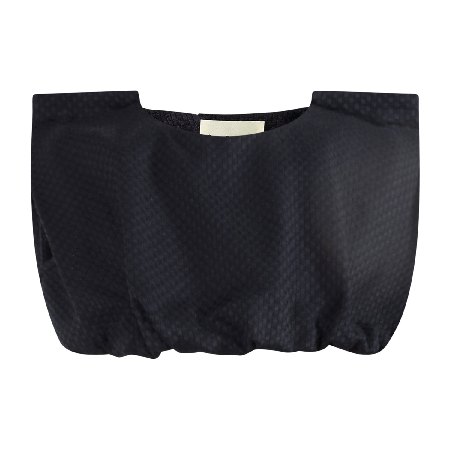 The Tiny Crop Top — Black Biostructure