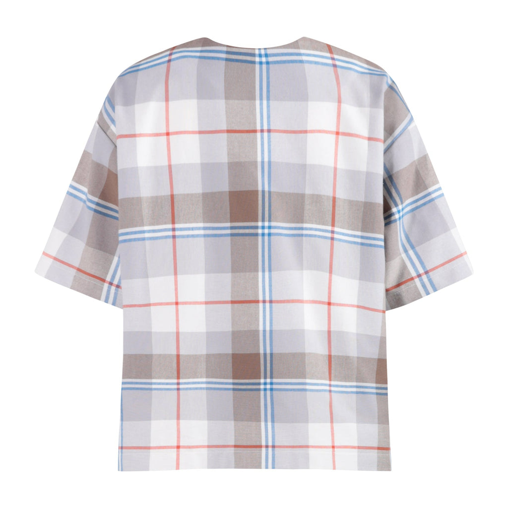 The Woven T-Shirt — Morgado Plaid