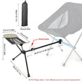 Outdoor Portable Folding Chair with Footrest