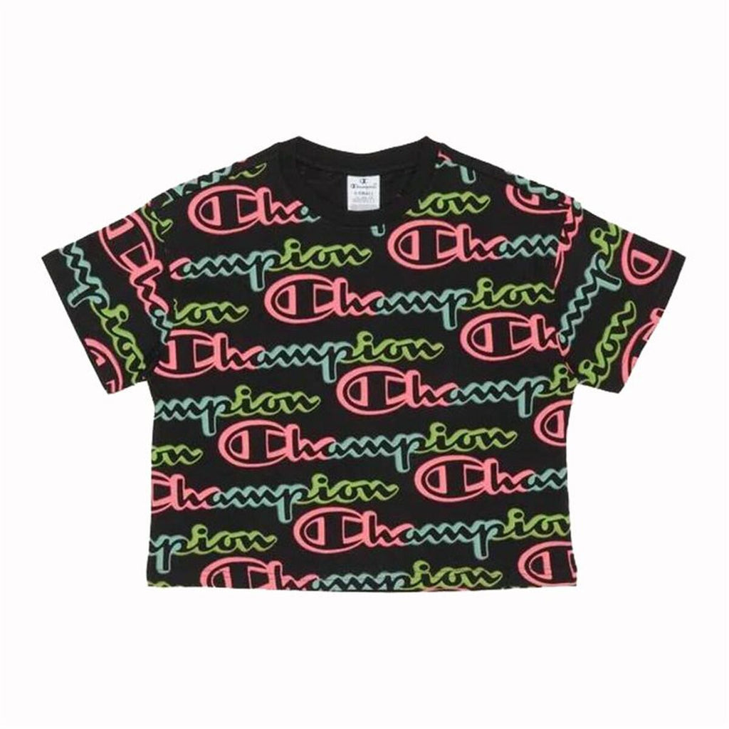 Women’s Short Sleeve T-Shirt Champion 116196-KL001 Black (S)