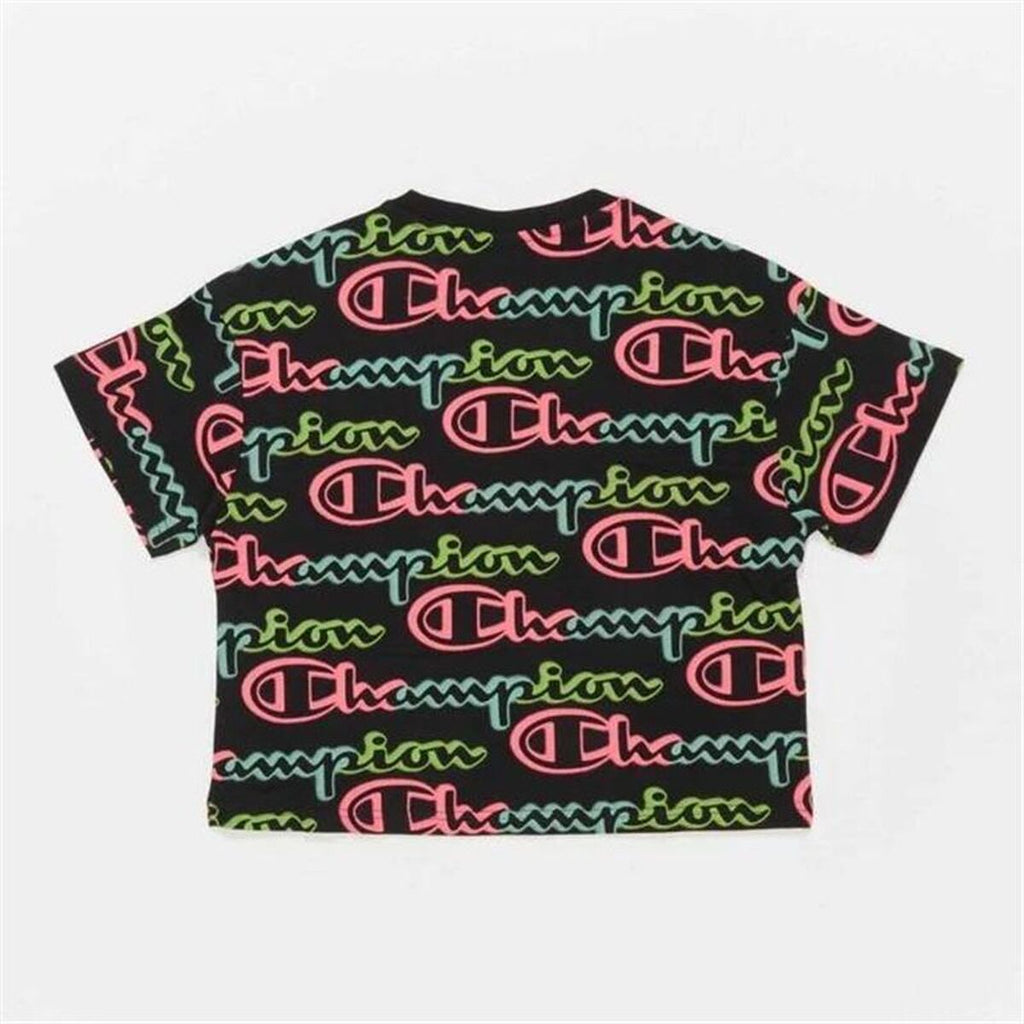 Women’s Short Sleeve T-Shirt Champion 116196-KL001 Black (S)