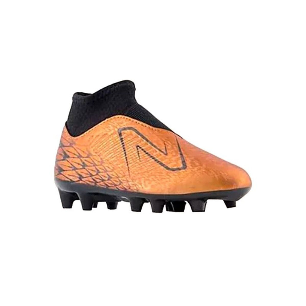 Childrens Football Boots New Balance Tekela v4 Magique FG Brown