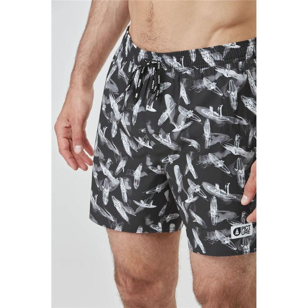 Men’s Bathing Costume Picture Black