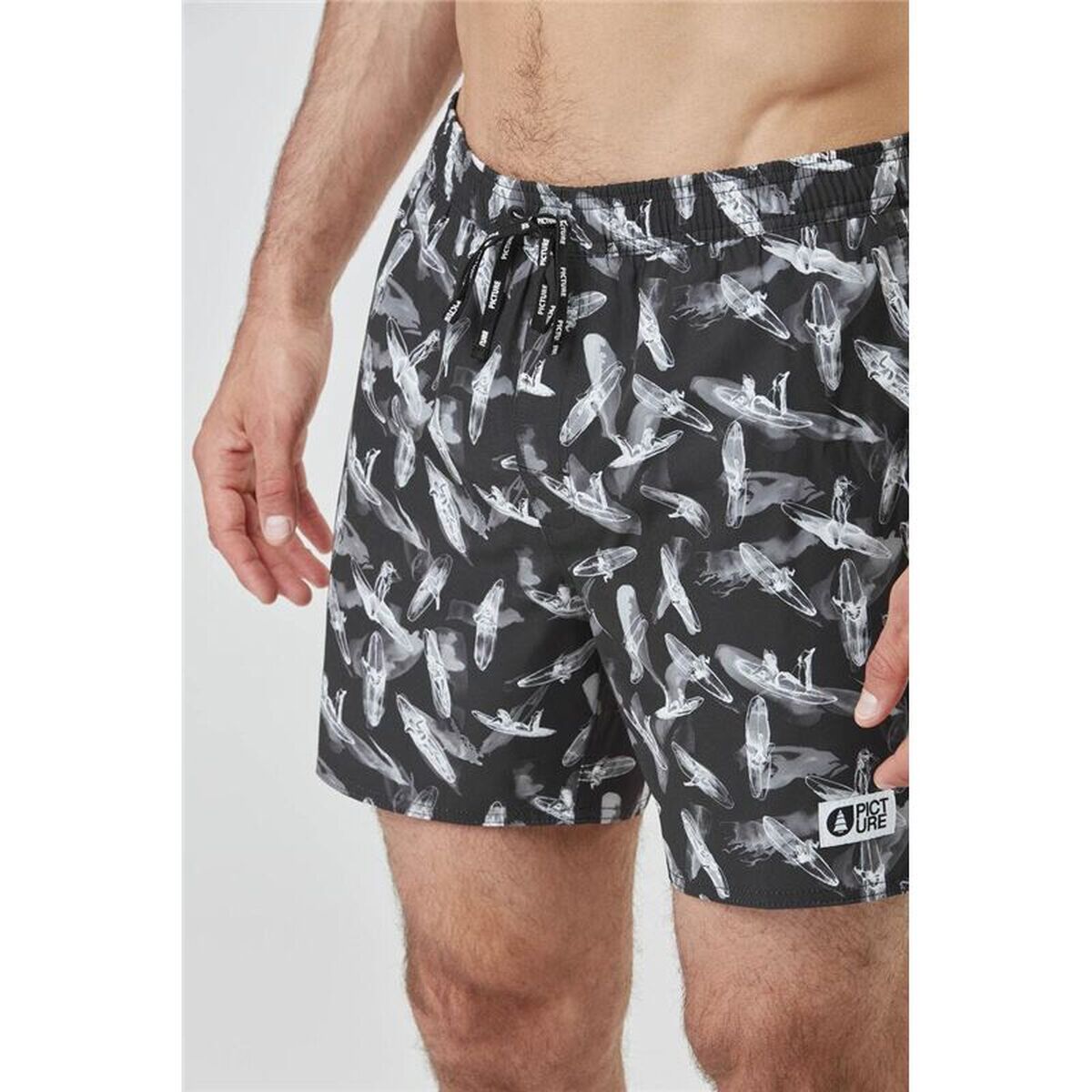 Men’s Bathing Costume Picture Black