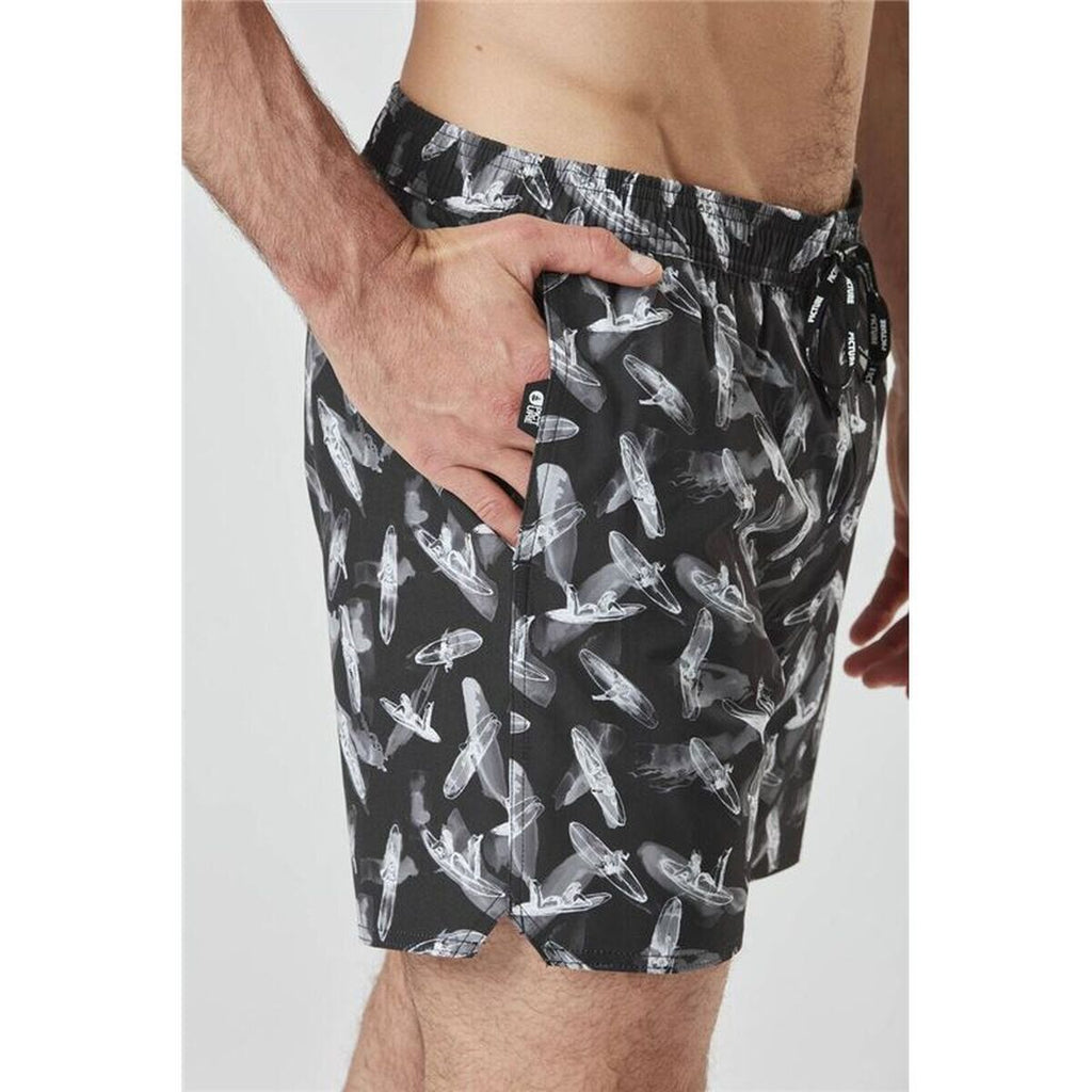 Men’s Bathing Costume Picture Black