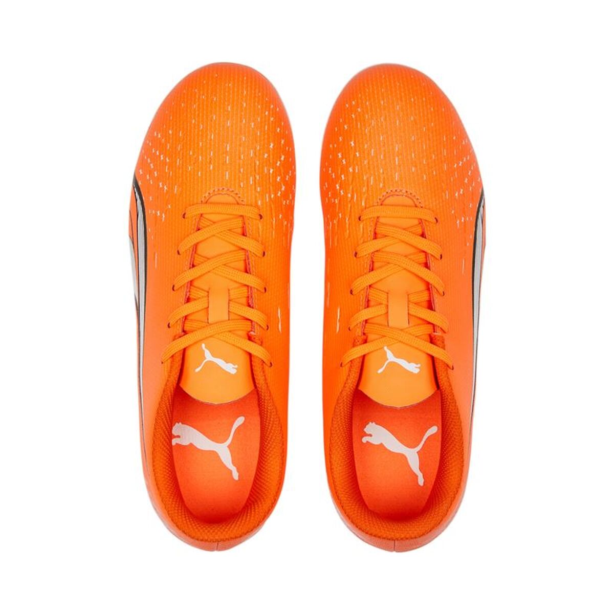Childrens Football Boots Puma Ultra Play Mg Orange