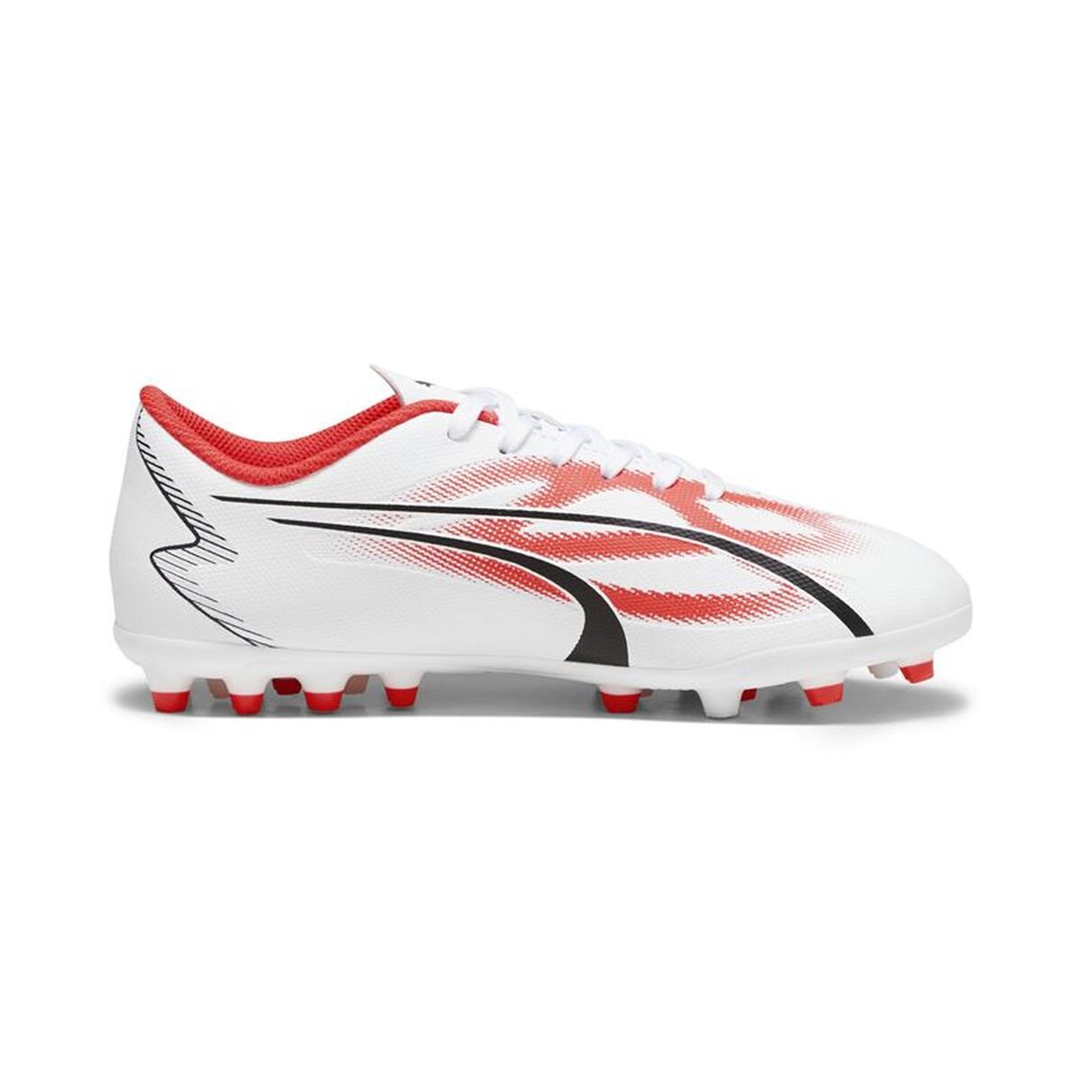 Childrens Football Boots Puma Ultra Play Mg White