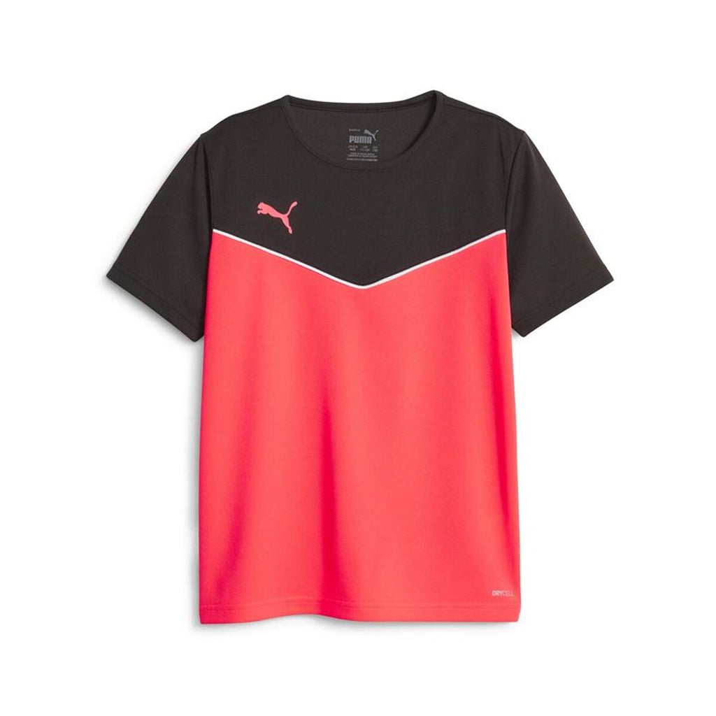 Children's Short Sleeved Football Shirt Puma 657527 53 Black (7-8 Years)