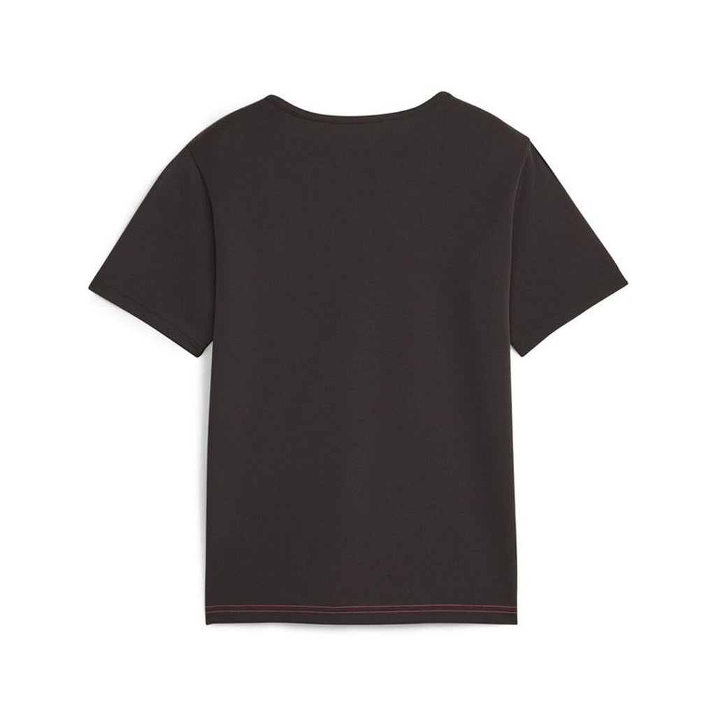 Children's Short Sleeved Football Shirt Puma 657527 53 Black (7-8 Years)