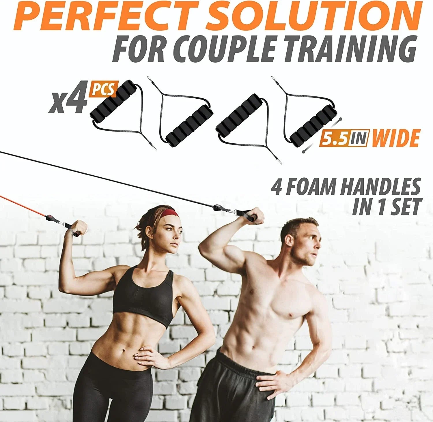 Resistance Bands for Yoga & Fitness Training