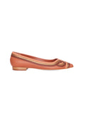 Begonia Leather Ballerinas – Women’s Flats with Layered Detail