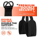 Pull-Up Assistance Bands Set 300LB Resistance Black