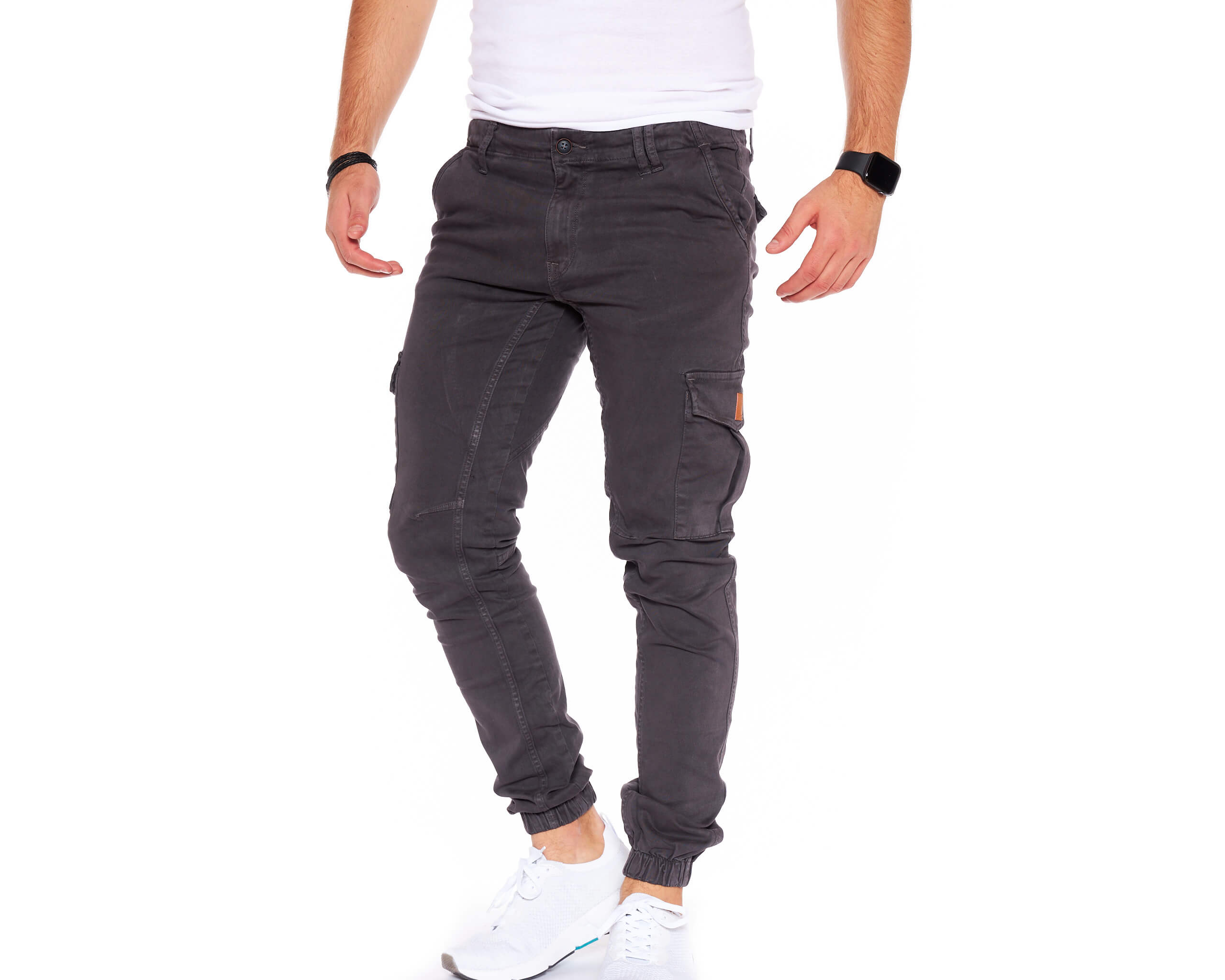 STYLEKO Cargohose Gürtelschlaufen