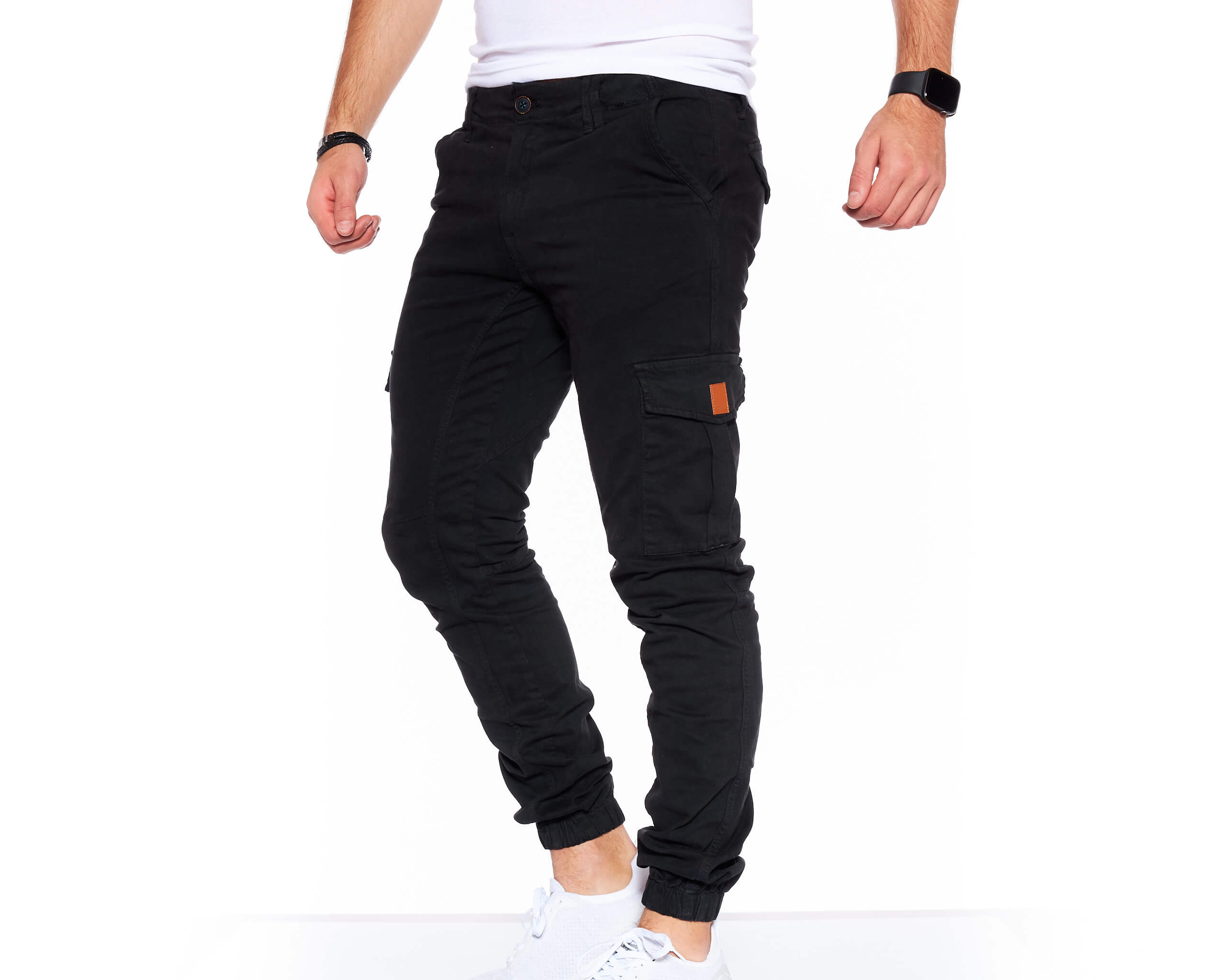 STYLEKO Cargohose Gürtelschlaufen