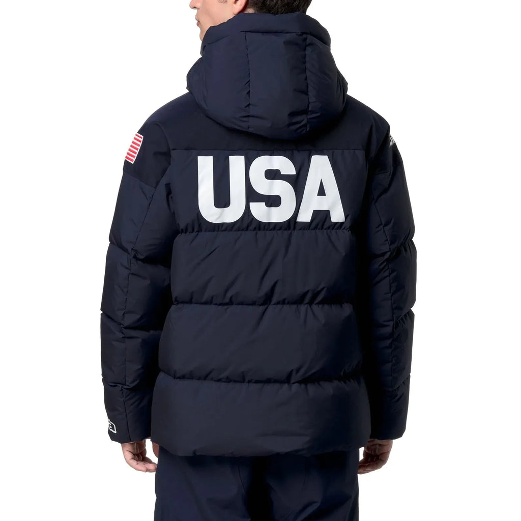 US Ski Team premium insulated down jacket Winter Olympics 2026 Navy - Kappa