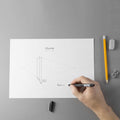 COLUMN NECKLACE | Grey Cement
