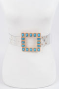 WOMEN'S BELT • PARK AVENUE Fashion Chic Stone BYMANYC ® New York