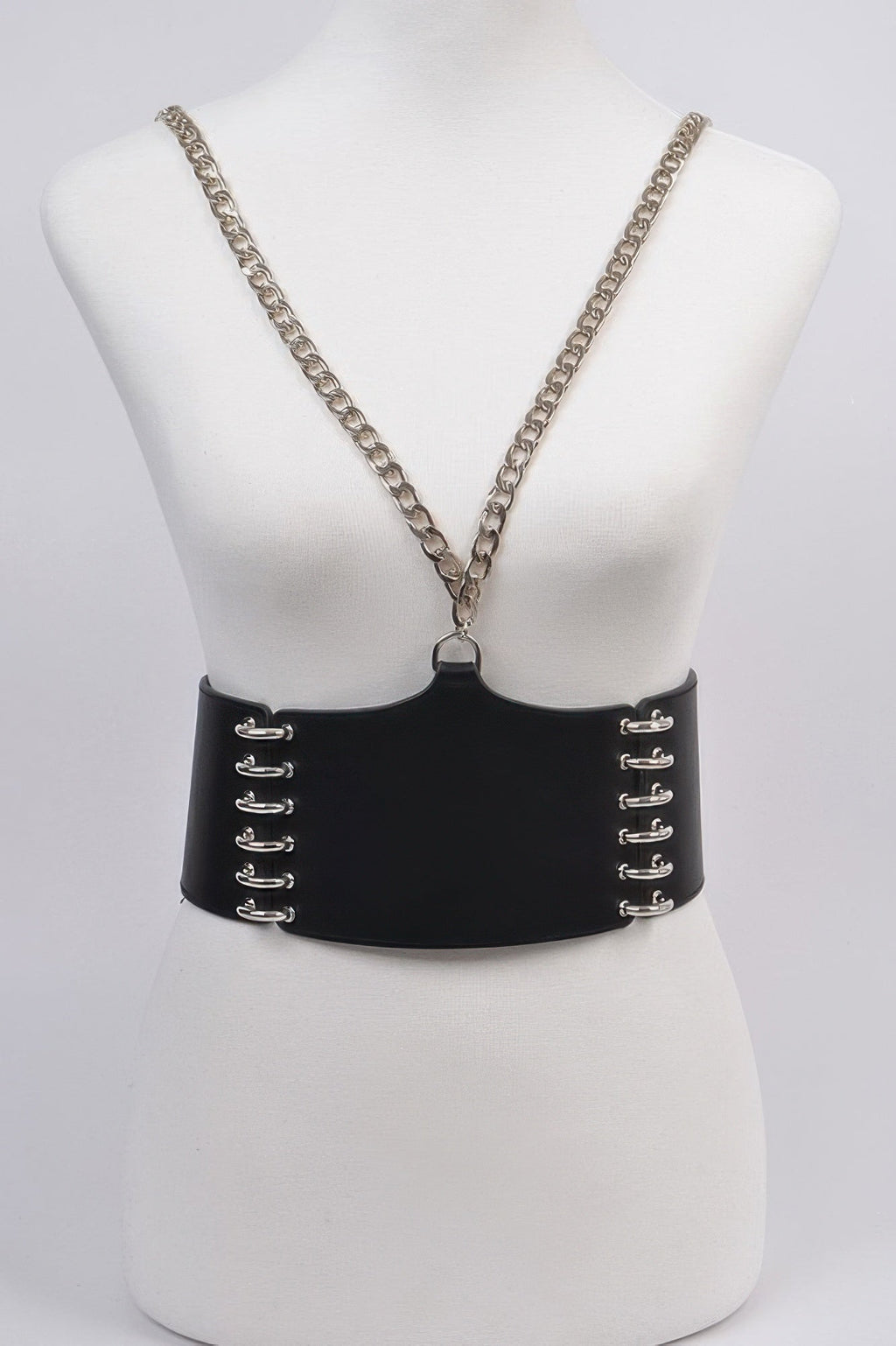 WOMEN'S BELT SOHO Wide Faux Leather Statement BYMANYC ® New York