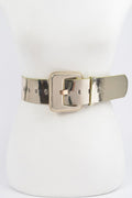WOMEN'S BELT SUMMIT Wide Mirror Effect BYMANYC ® New York