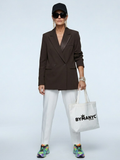 WOMEN'S BLAZER Brown Tweed HUDSON - BYMANYC ® New York