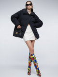 Women's Asymmetric Padded Jacket FLATIRON New Collection Couture in Manhattan BYMANYC ® New York