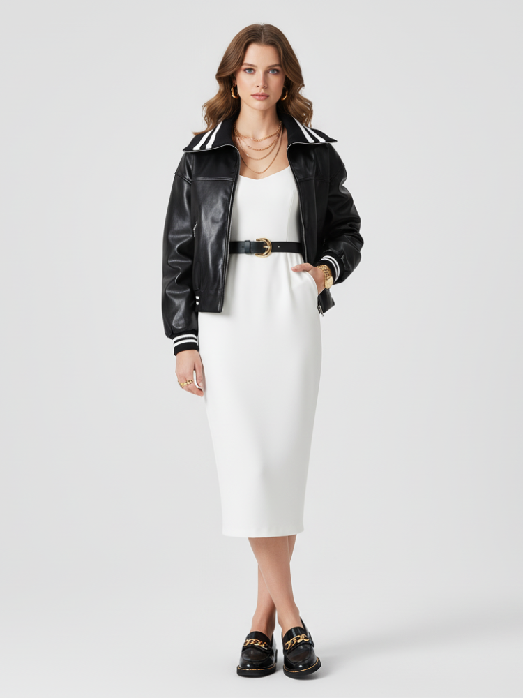 Women's Biker Jacket SOHO ECO FASHION BYMANYC ® New York