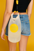 Towel to Go Roll N Go Bag – Waterproof & Transparent Dry Bag, Yellow (5 Liters)