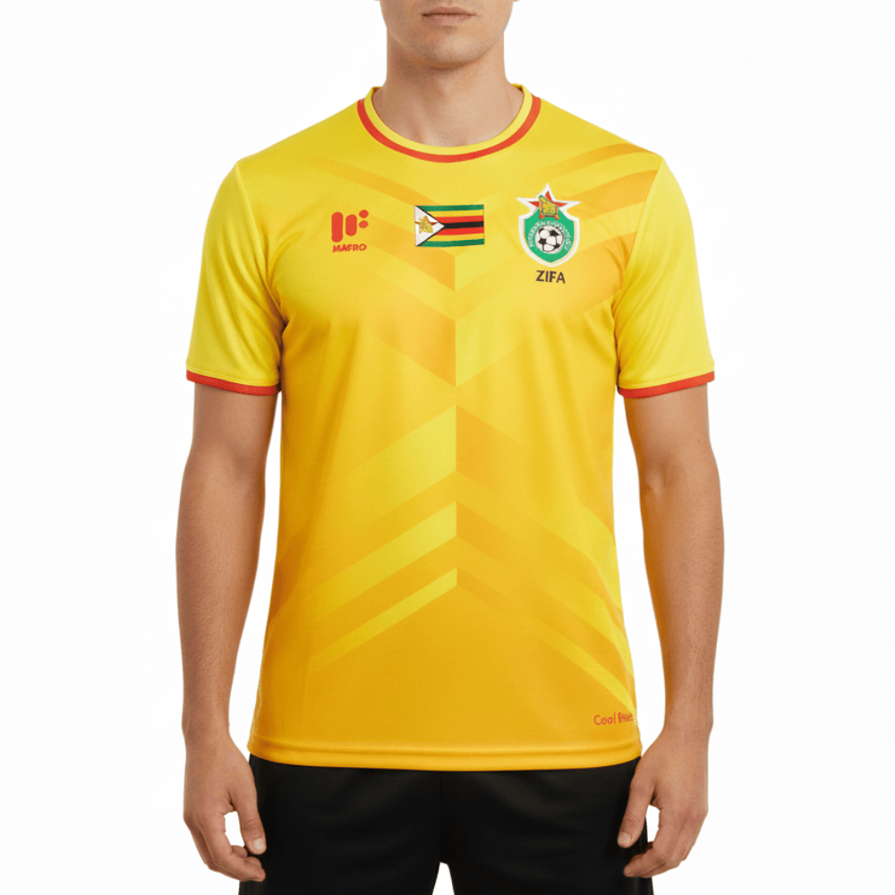 Zimbabwe national team Home soccer jersey 2018 - Mafro