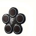 Wall-Mounted Electronic Boxing Training Pad with Dynamic Rhythms(Black)