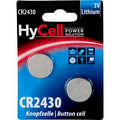 Baterie moneda cu litiu CR2430, HyCell, 3 V, 300 mA, 2 bucati (5020172)