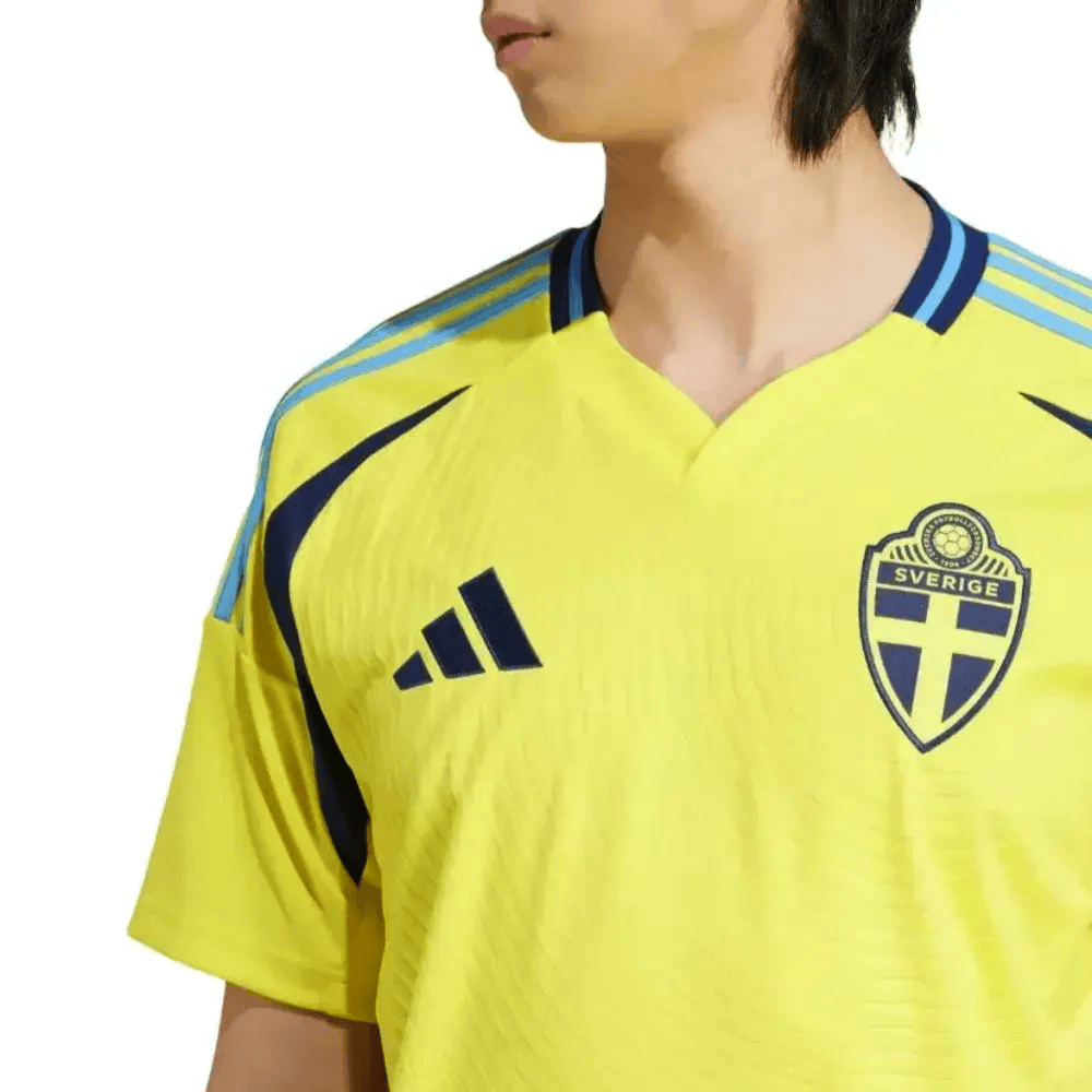 Sweden national team Home soccer jersey 2024/25 - Adidas