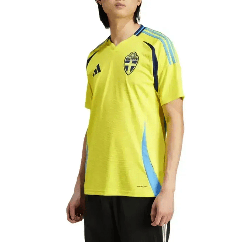Sweden national team Home soccer jersey 2024/25 - Adidas