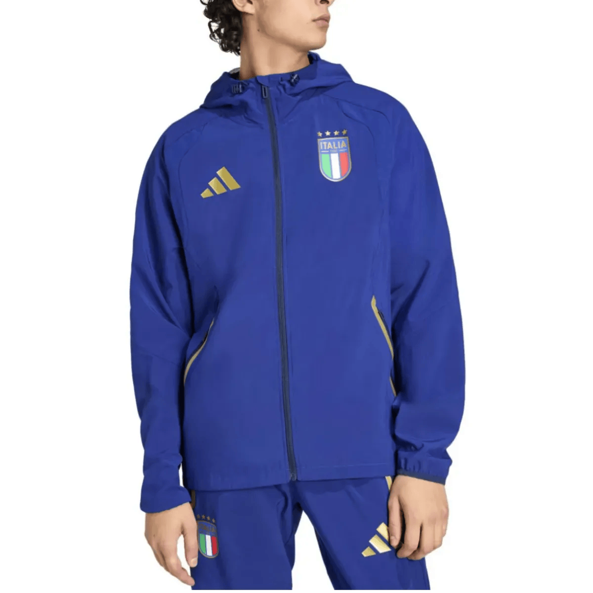 Italy Casual Travel hooded presentation tracksuit 2026/27 - Adidas