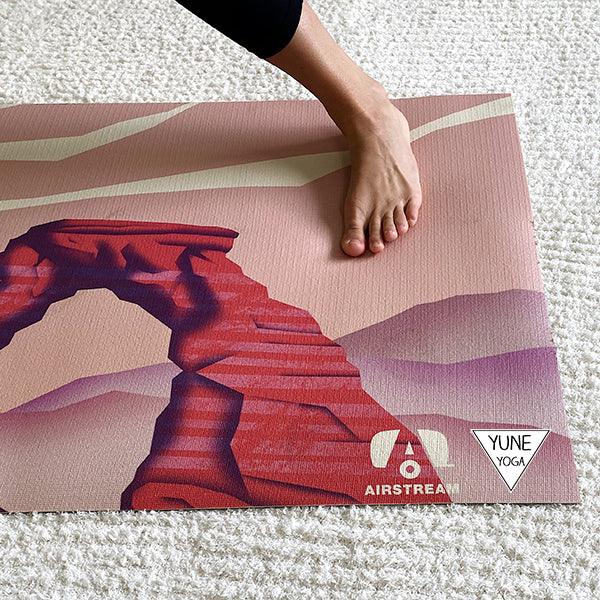 Airstream Arches 6mm Yoga Mat – Extra Cushion, Non-Slip, and Travel-Ready with Desert-Inspired Design