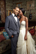 "Aspen" Steel Grey Suit Jacket Notch (Separates)