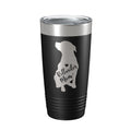 Rottweiler Mom Tumbler Dog Travel Mug Gift Insulated Laser Engraved Coffee Cup Rottie 20 oz